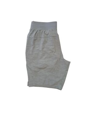 Lululemon The 9 Inch Lined Shorts Mens Medium Grey Stretch Drawstring